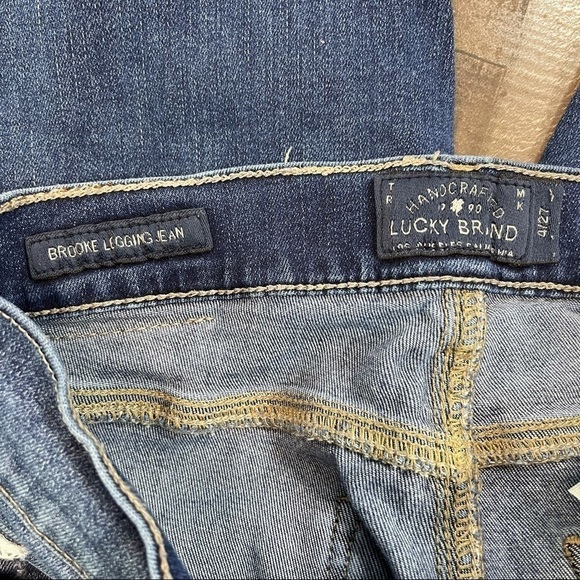 Lucky Brand Distressed Brooke Legging Jean 4/27 - Picture 7 of 11